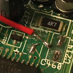 Amiga 600 solder pad resurrection