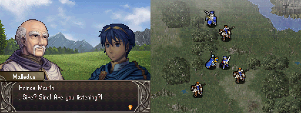 Screenshot of Fire Emblem: Shadow Dragon